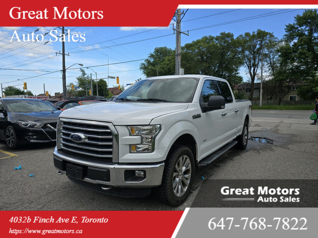 2016 Ford F-150 Lariat 4x4 SuperCab Styleside 8 ft. box 163 in. WB