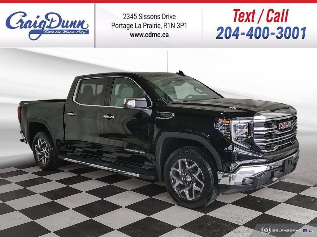 2024 GMC Sierra 1500 * SLT Crew Cab 4x4 * LEATHER * VENTED & HEATED SEA