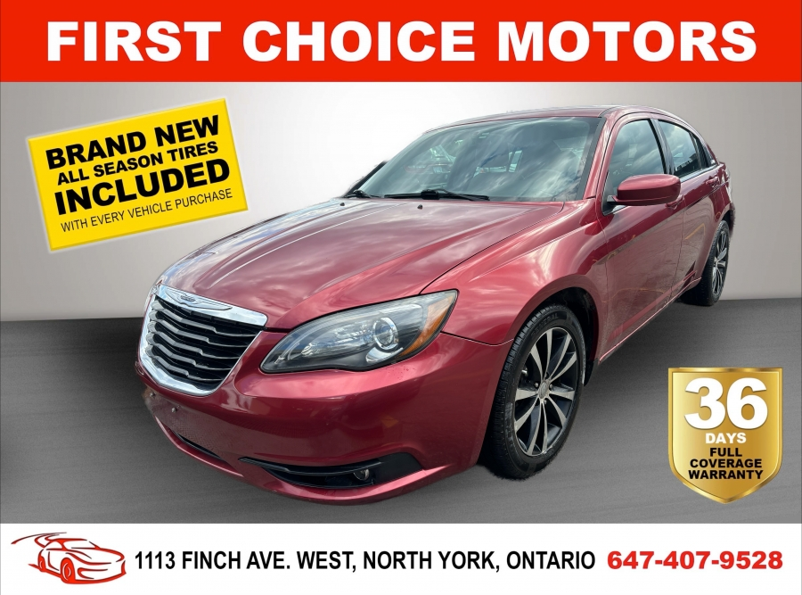 2012 Chrysler 200 S ~AUTOMATIC, FULLY CERTIFIED WITH WARRANTY!!!~
