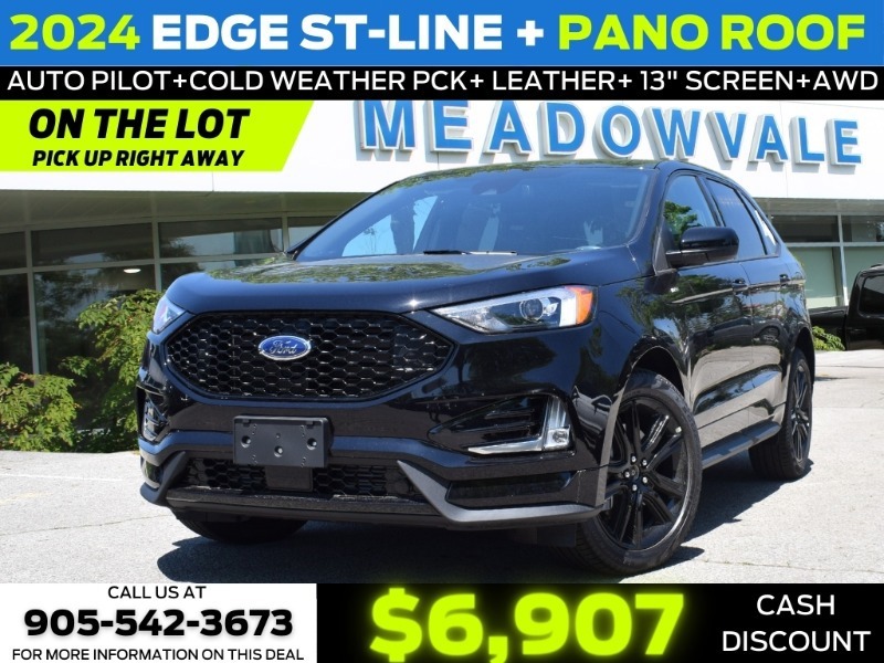 2024 Ford Edge ST-Line - LEATHER  ROOF  AUTO PILOT  COLD PACK