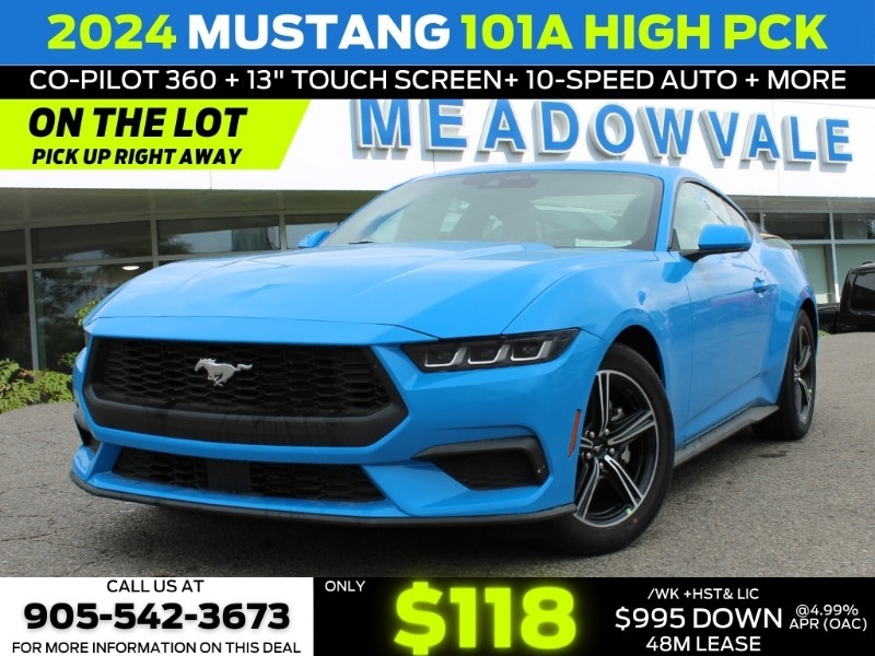 2024 Ford Mustang EcoBoost Fastback - 101A PACKAGE  CO-PILOT 360  10