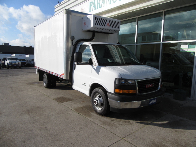 2018 Chevrolet Express 4500 14 FT CUBE BOX  WITH ATC LOW TEMP REEFER