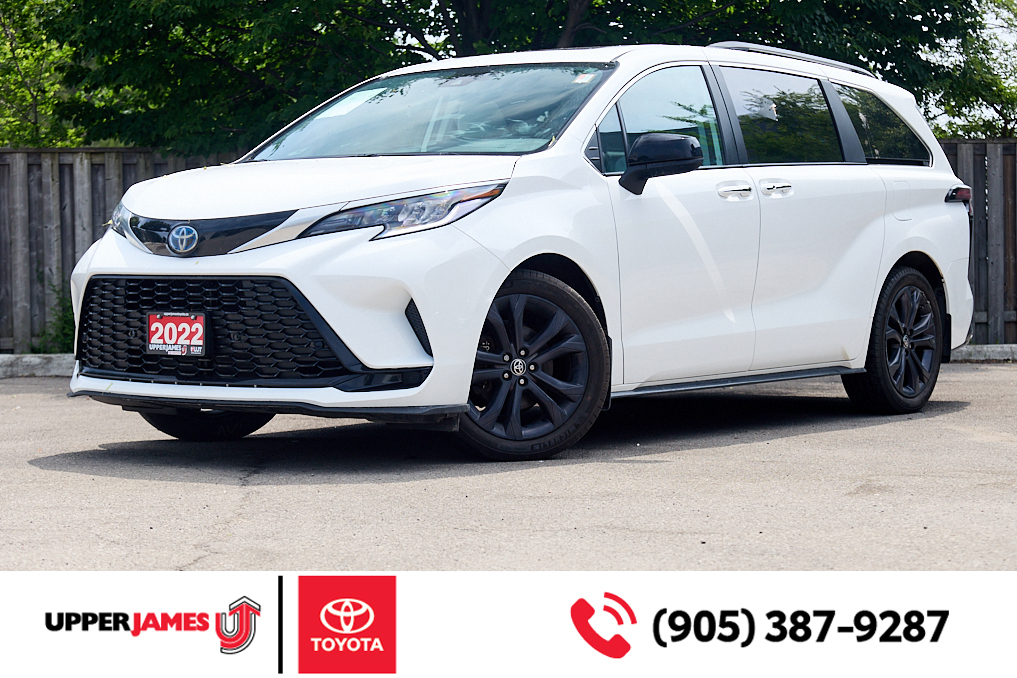 2022 Toyota Sienna XSE, FWD, Only 57600 Kms, Leather, Proxy, Push Sta