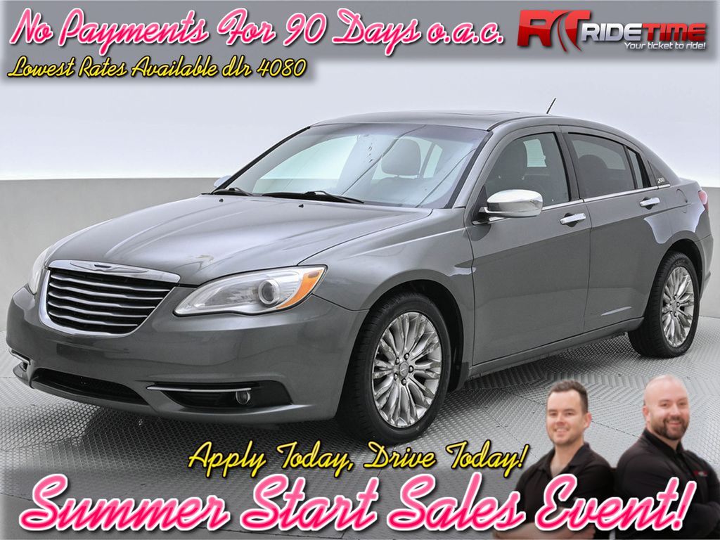 2013 Chrysler 200 Limited - LOW KMs, Leather, Sunroof, Heated Seats