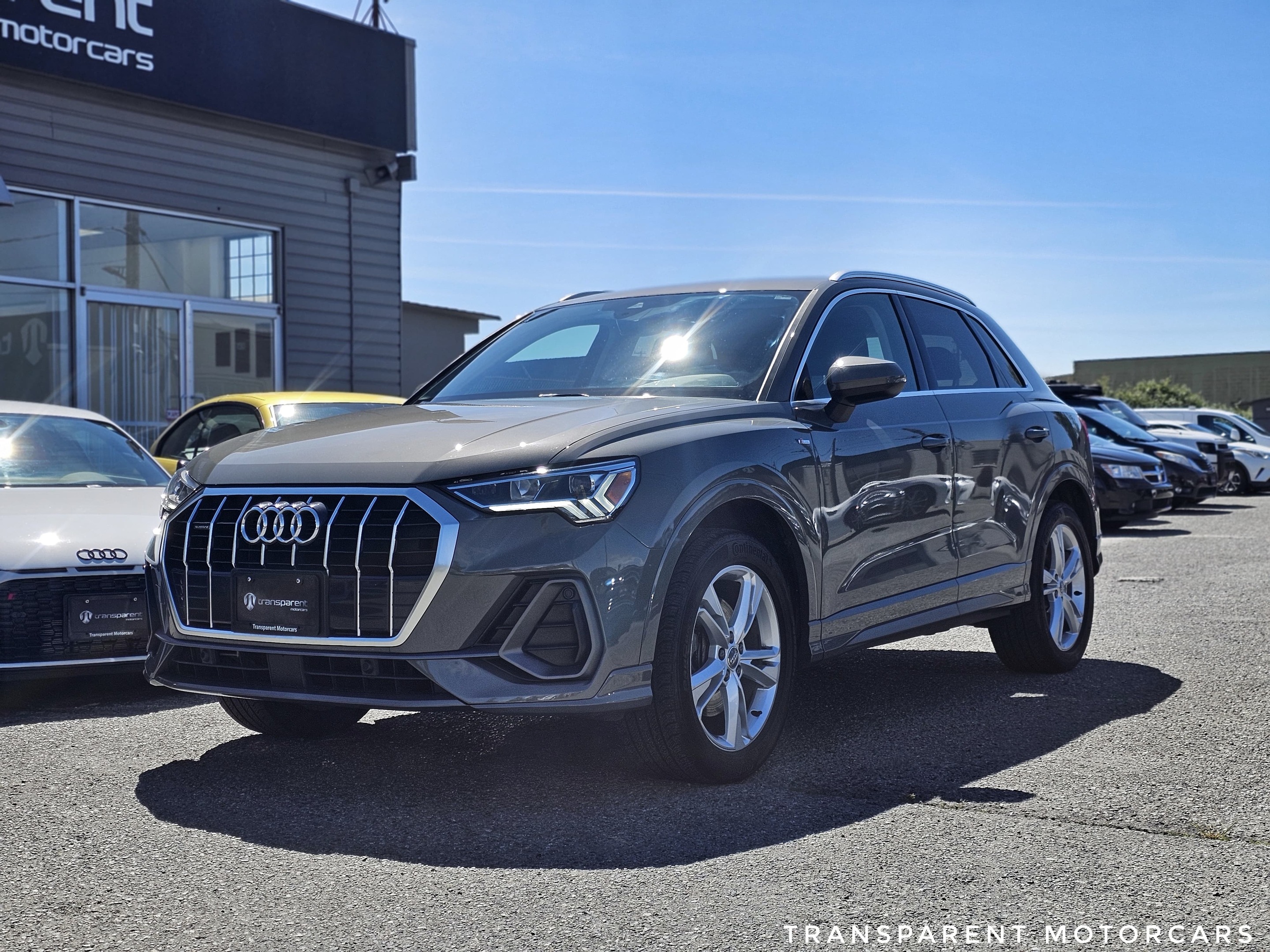 2020 Audi Q3 Chronos Grey Met/S Line Sport PKG/Apple CarPlay/Qu
