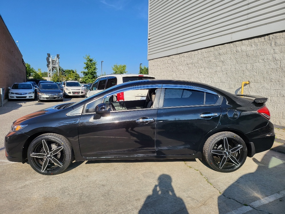 2013 Honda Civic LX-AUTOMATIC-BACK UP CAMERA-BLACK 5 SPOKE RIMS