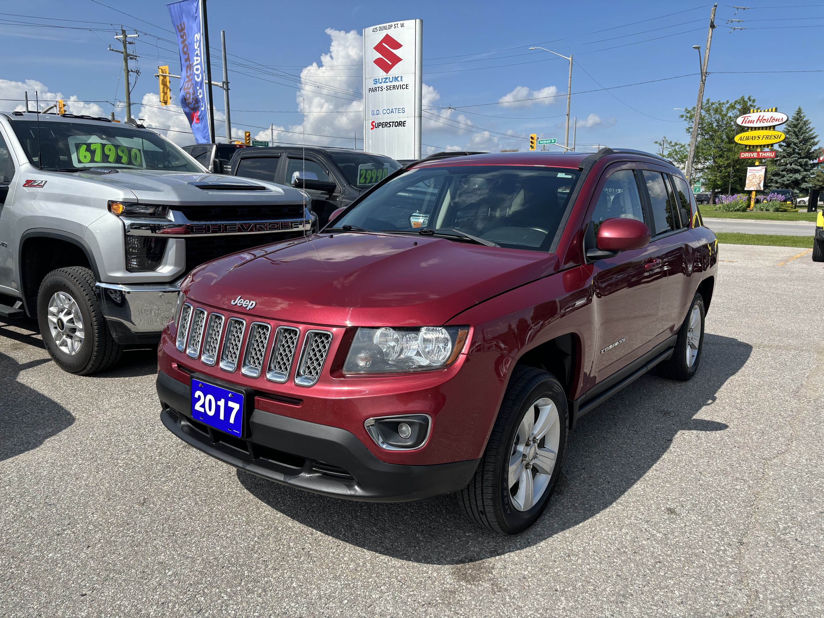 2017 Jeep Compass High Altitude 4x4 ~Heated Leather ~Power Moonroof