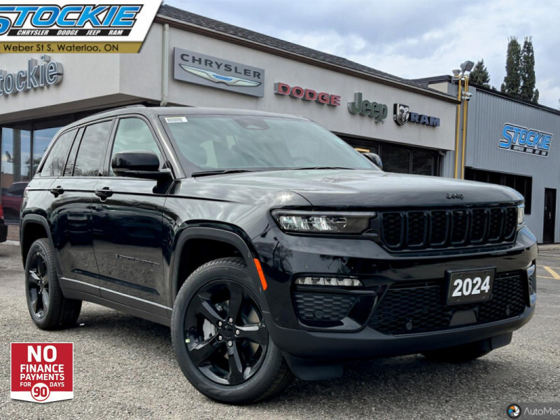 2024 Jeep Grand Cherokee Limited  Pano Sunroof Trailer Tow Black Appearance