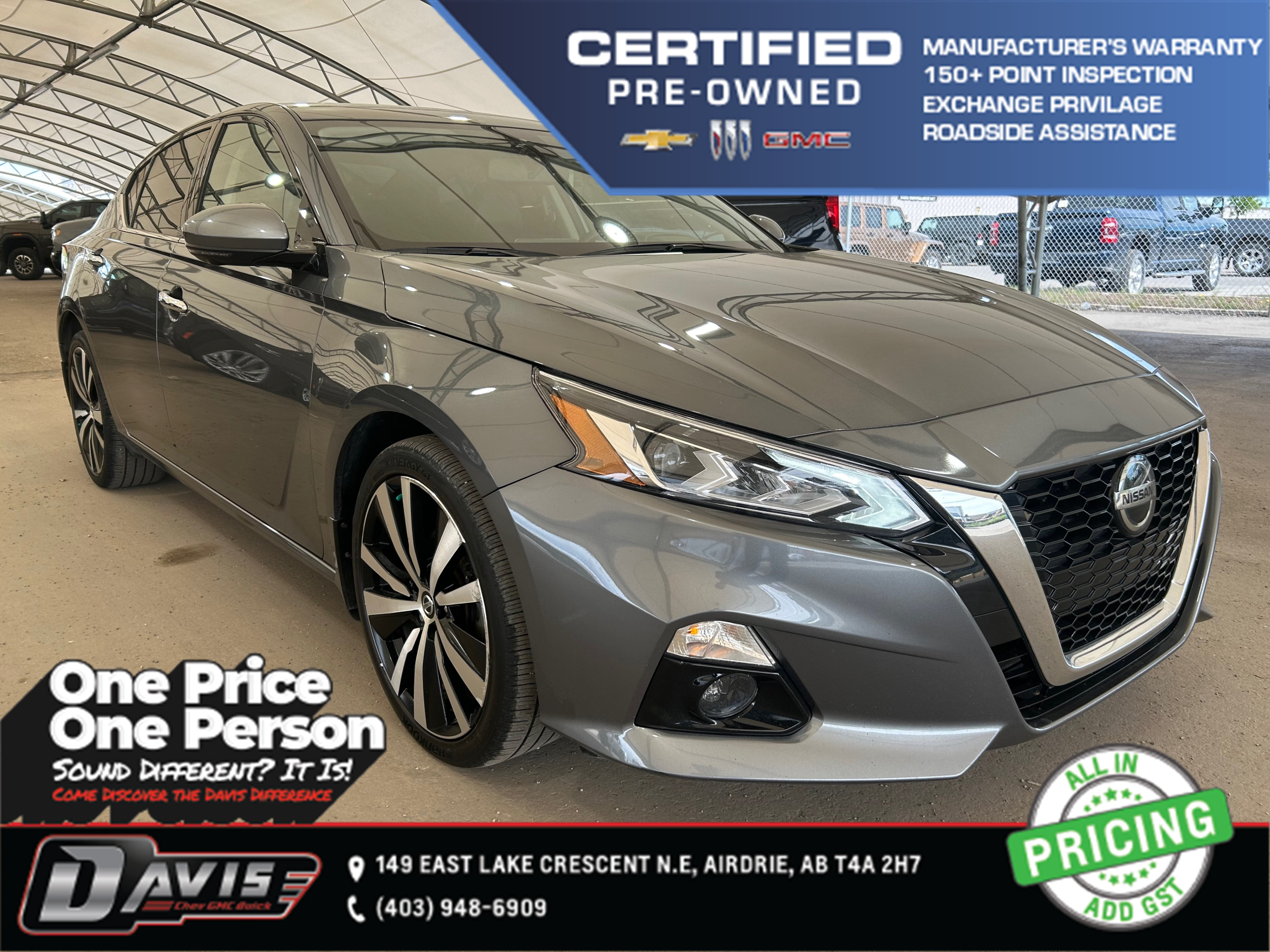 2019 Nissan Altima LEATHER | SUNROOF | FULLY EQUIPPED | NO ACCIDENTS!
