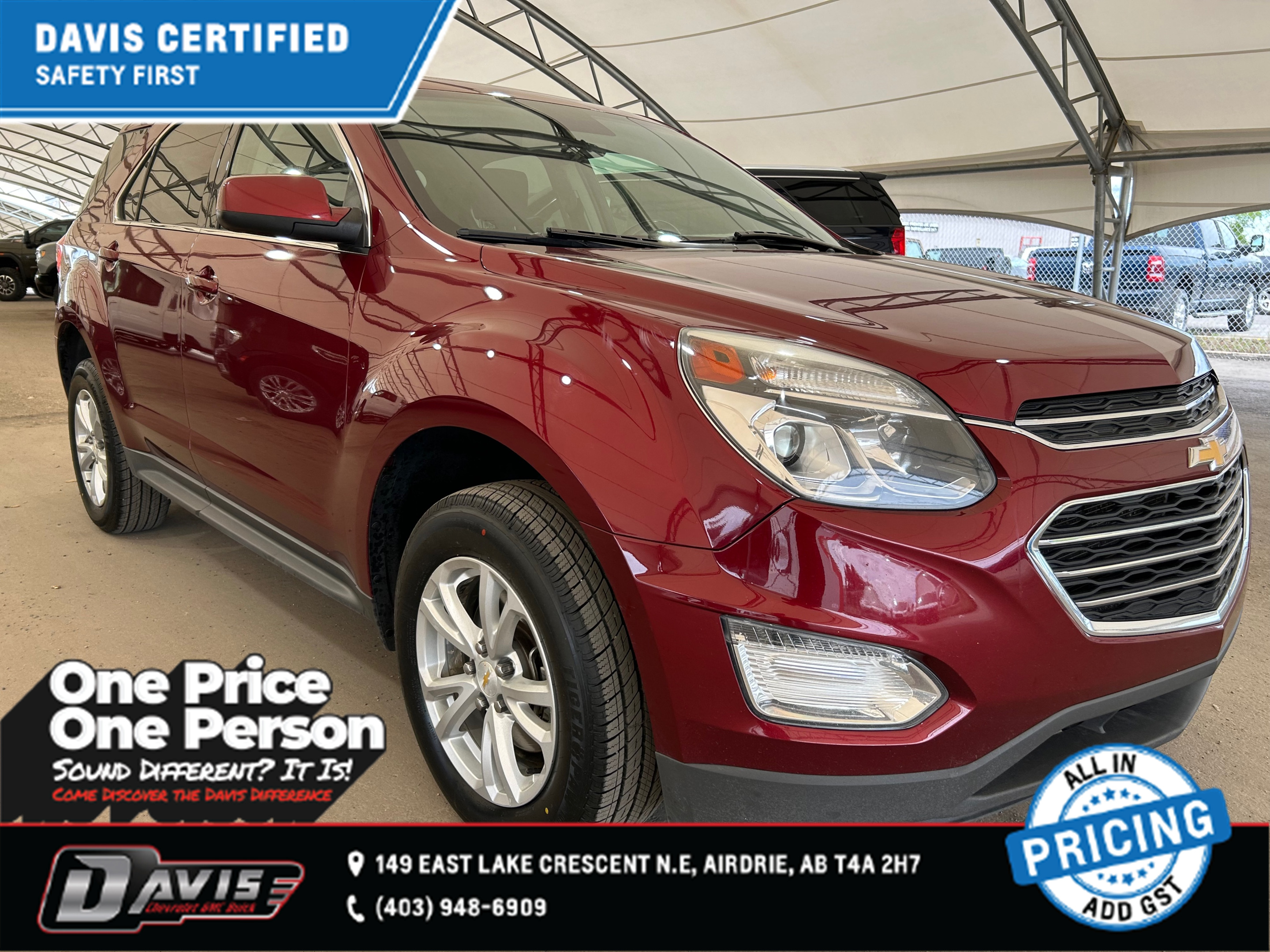 2017 Chevrolet Equinox LT LOCALLY OWNED | NO ACCIDENTS | WELL EQUIPPED | 