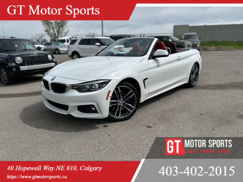 2019 BMW 440i xDrive CONVERTABLE | RED LEATHER | FULLY LOADED | $0 DOWN