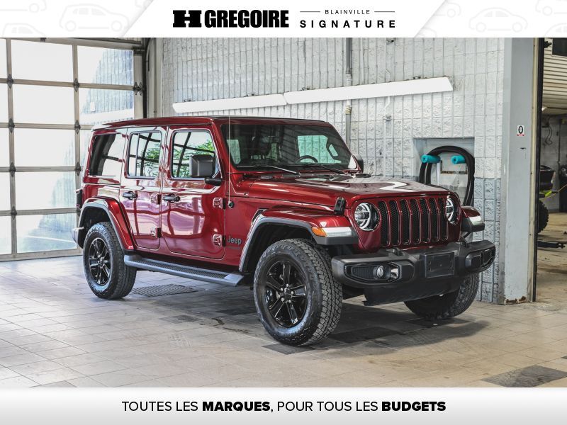 2021 Jeep Wrangler Unlimited Altitude 4x4 CUIR TOIT SKY ONE-TOUCH NAV