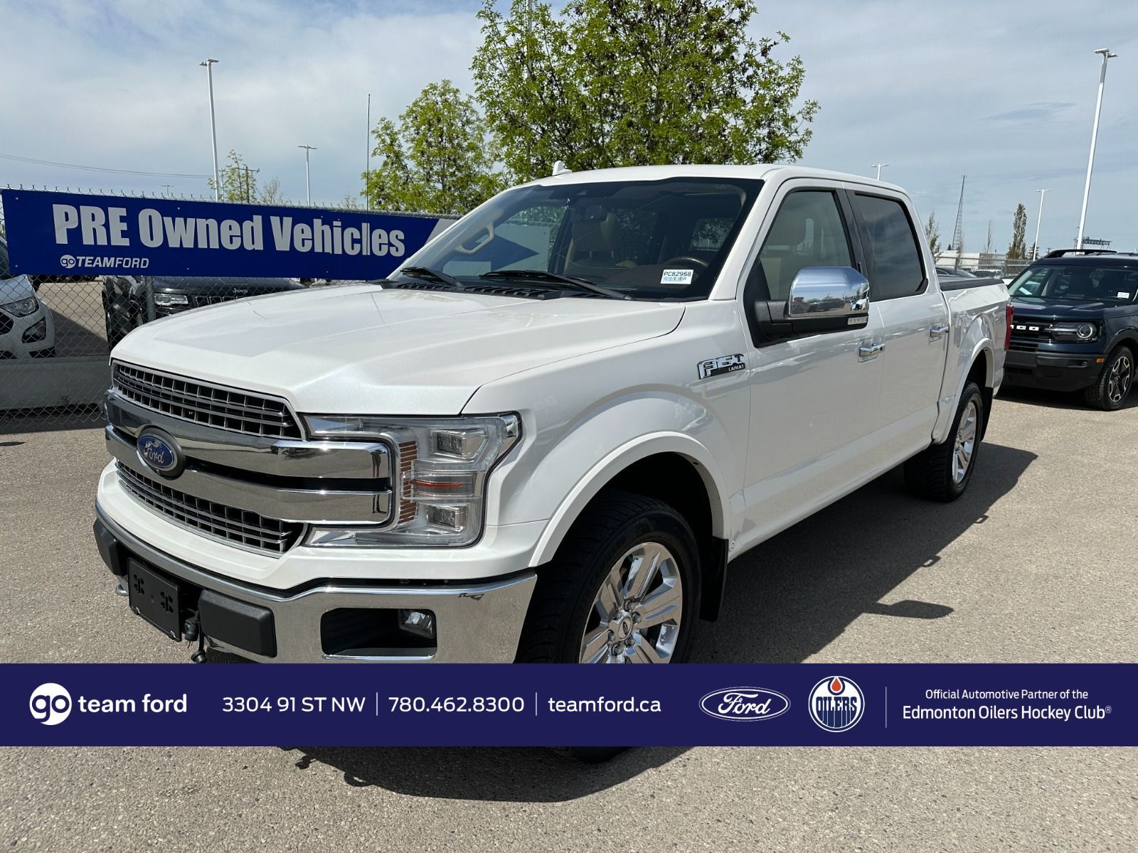 2018 Ford F-150 3.5L V6 ECOBOOST ENG, LARIAT, TWIN MOONROOF, TECH 