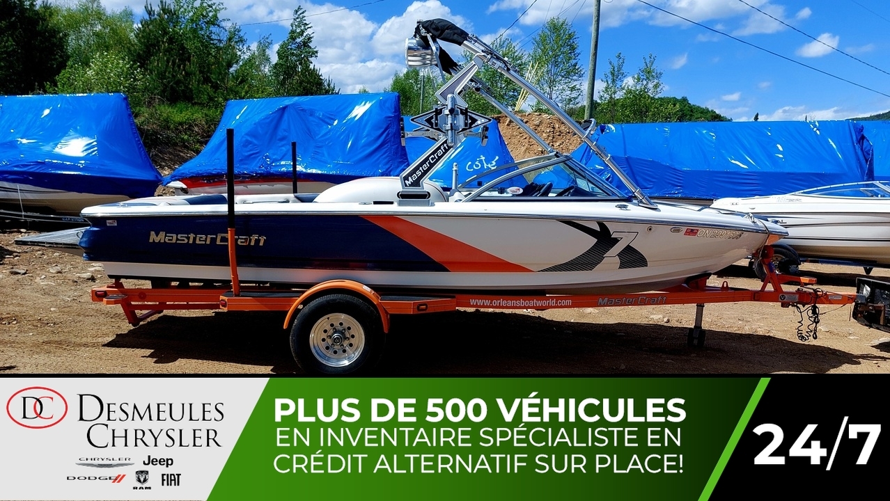 2011 Mastercraft X7 20' Moteur Ilmor 5.7 MPI Remorque incluse 1 Ballast