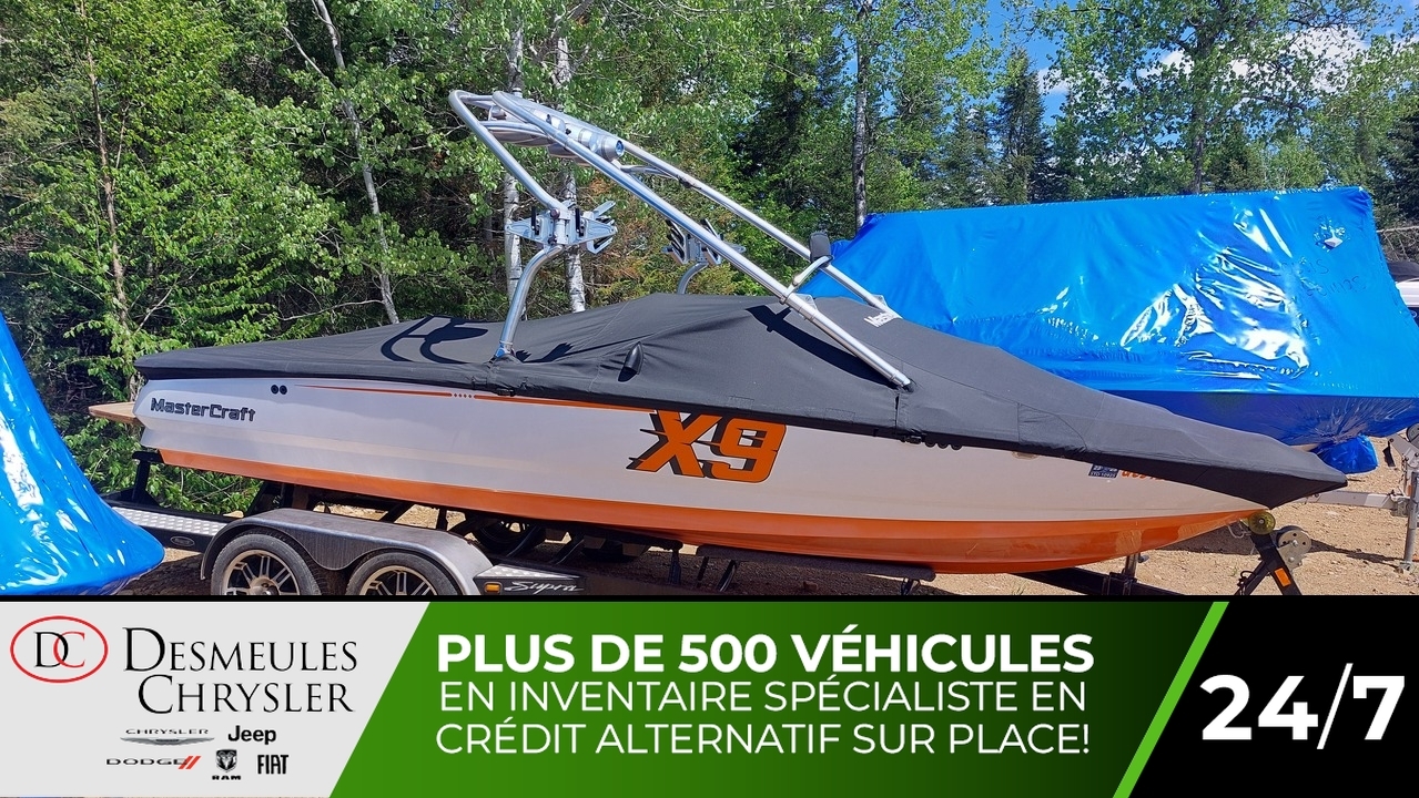 2006 Mastercraft X9 Wakeboard Edition 21' Moteur Ilmor 5.7 MPI 350hp Remorque incluse