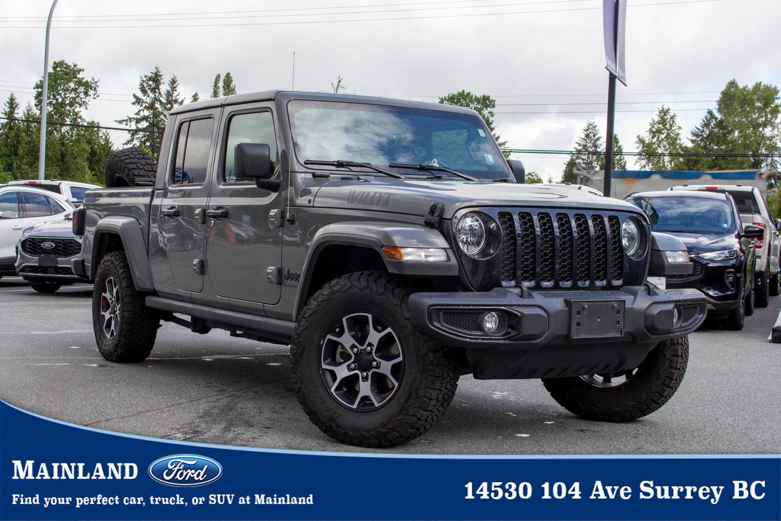 2023 Jeep Gladiator Sport S LOCAL BC, 1 OWNER, NO ACCIDENTS, DIESEL, H