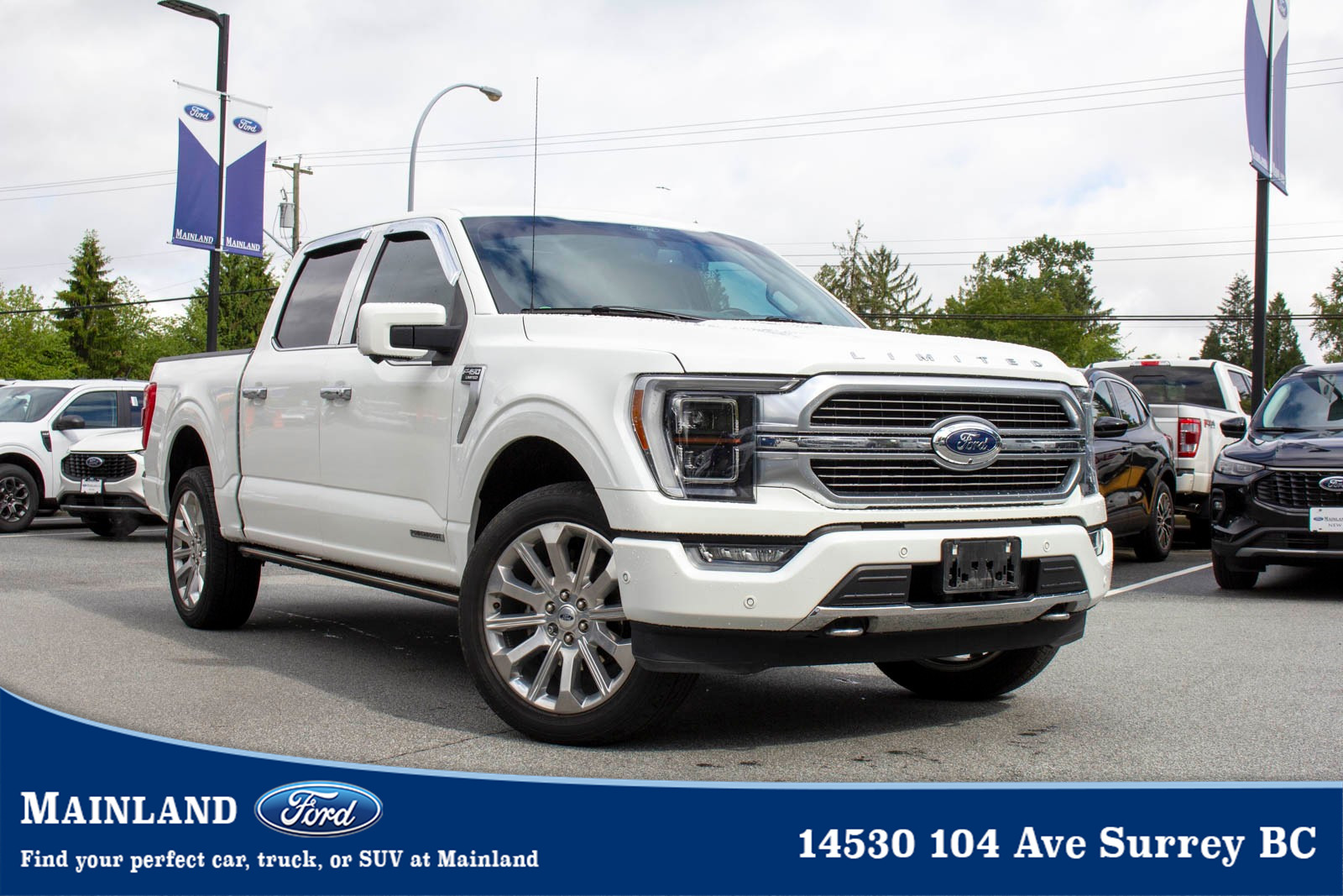 2021 Ford F-150 Limited LOCAL BC, HYBRID, PWR TAILGATE, INTERIOR W