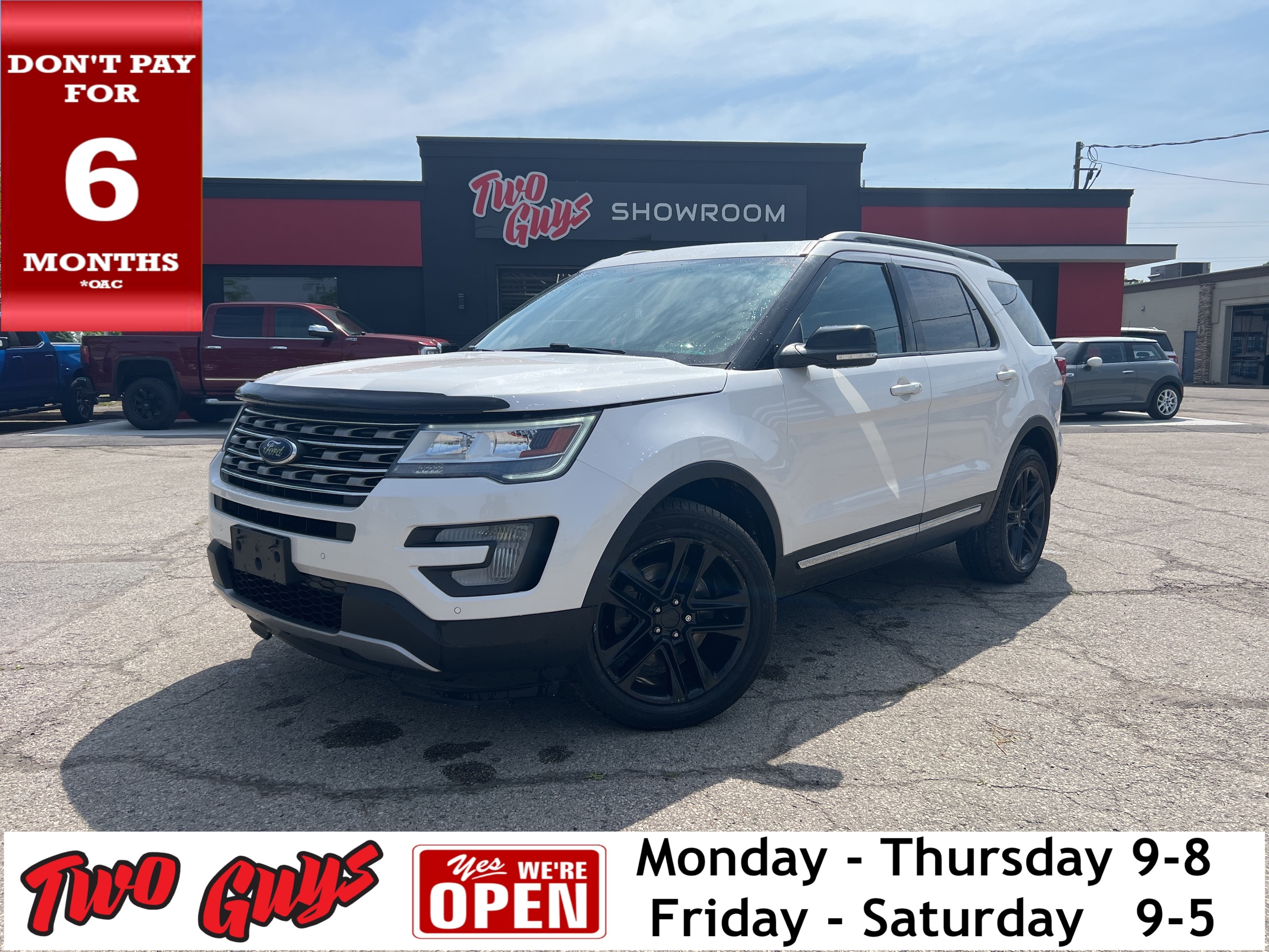 2017 Ford Explorer XLT | 4WD | Panoroof | Nav | 6Pass | Htd Leather