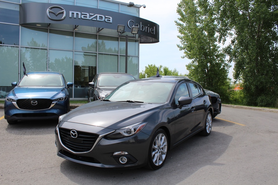 2014 Mazda Mazda3 GT+JAMAIS ACCIDENTÉ  +TOIT OUVRANT+ CAMERA DU RECU