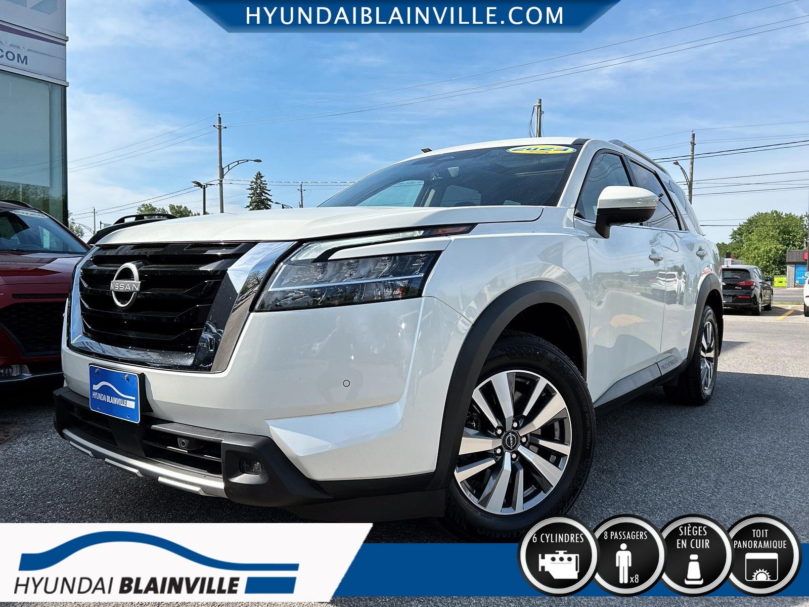 2023 Nissan Pathfinder SL, AWD, CUIR, TOIT PANO, 8 PASSAGERS+