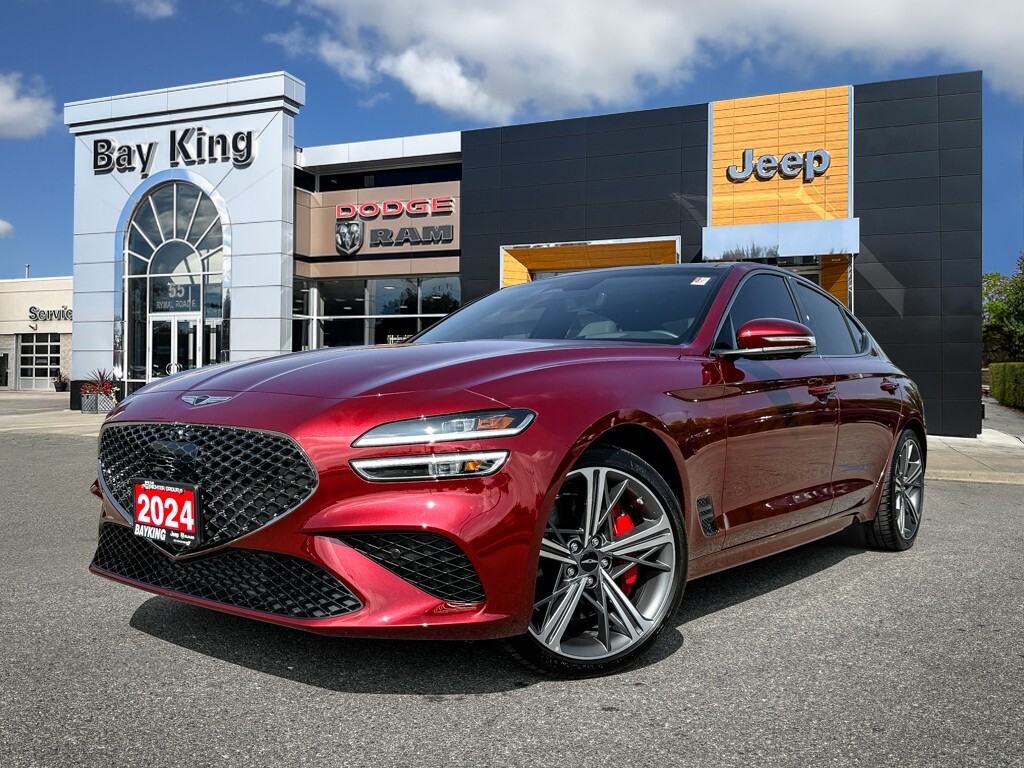 2024 Genesis G70 3.3T Sport | HUD | HEATED/VENTED LEATHER | 360 CAM
