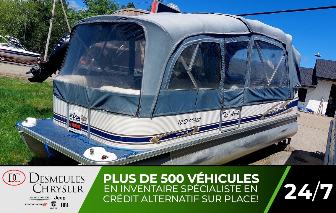 2007 Princecraft Vantage 20 Moteur Mercury 50hp Remorque non-incluse