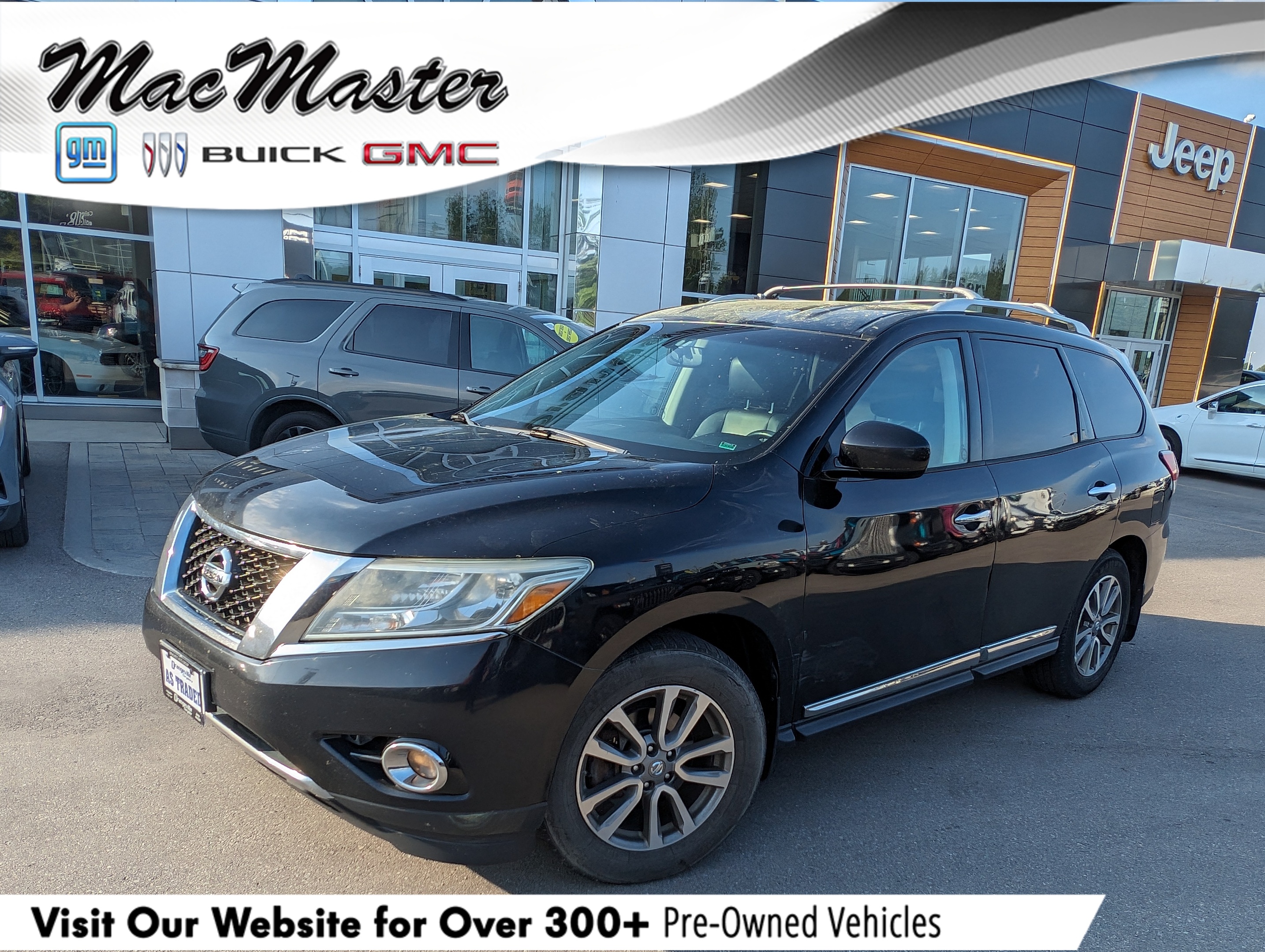 2014 Nissan Pathfinder SL V6, CVT, FWD, HEATED LEATHER, AS-TRADED