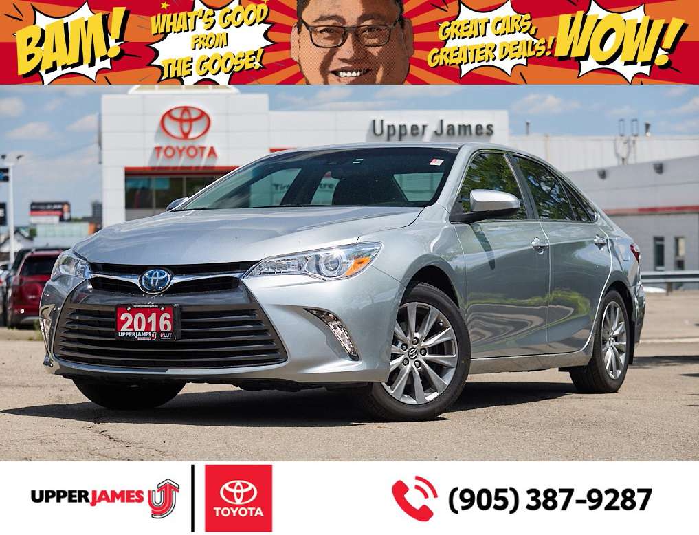 2016 Toyota Camry Hybrid XLE, Hybrid, ONLY 44778 Km's, Leather, Sunroof!!