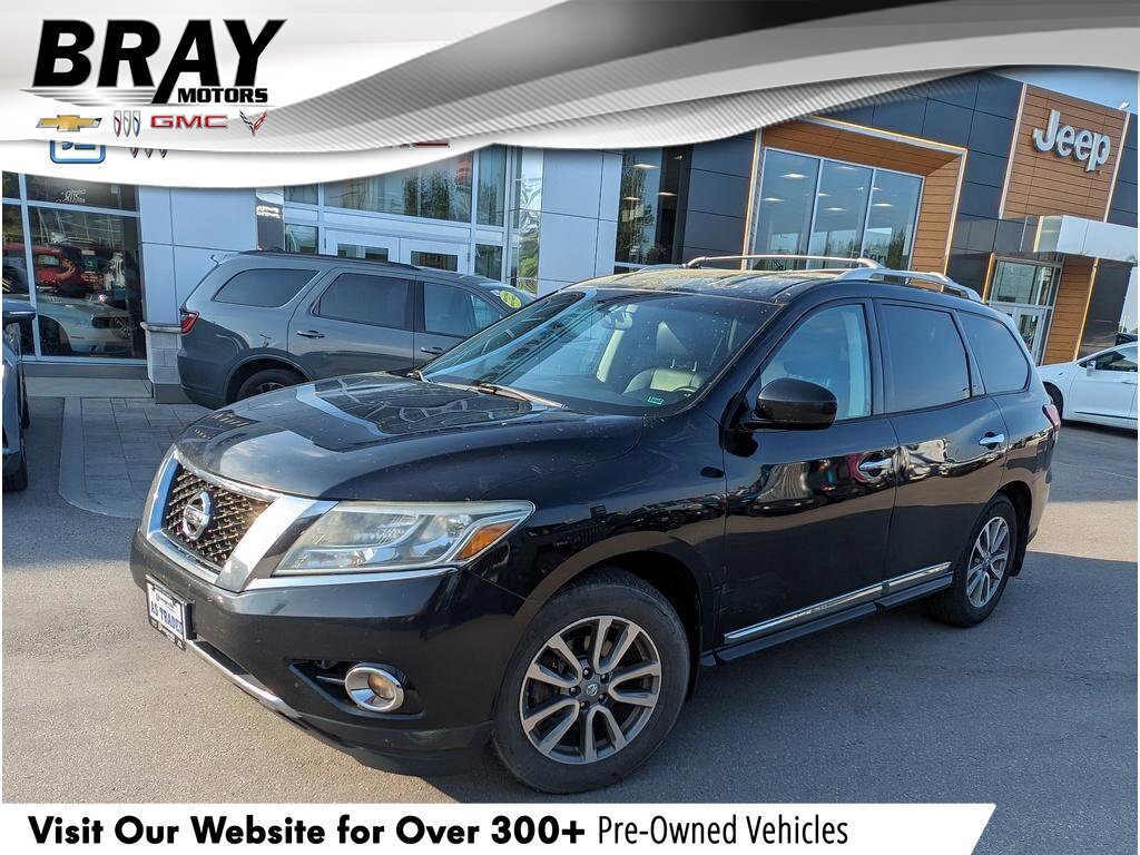 2014 Nissan Pathfinder SL V6, CVT, FWD, HEATED LEATHER, AS-TRADED