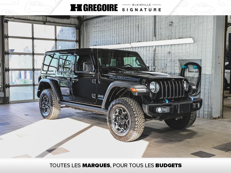 2021 Jeep WRANGLER UNLIMITED 4XE Unlimited Rubicon 4X4 CUIR COLD WEATHER GROUP
