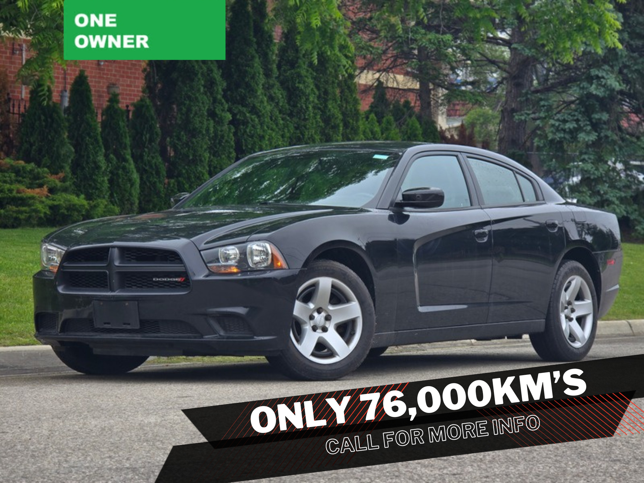 2013 Dodge Charger *Only 76,0000Km's* unmarked vehicle with low hours