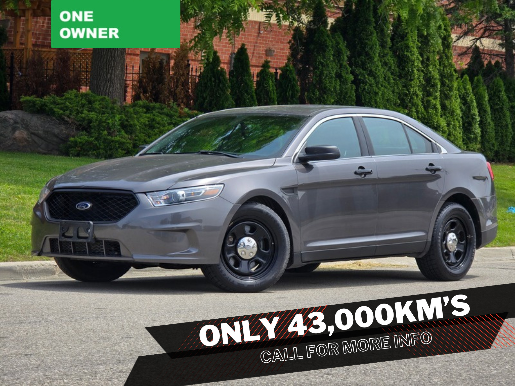 2016 Ford Taurus AWD *Only 43,000Km* Detective Unit *Low idle Hours