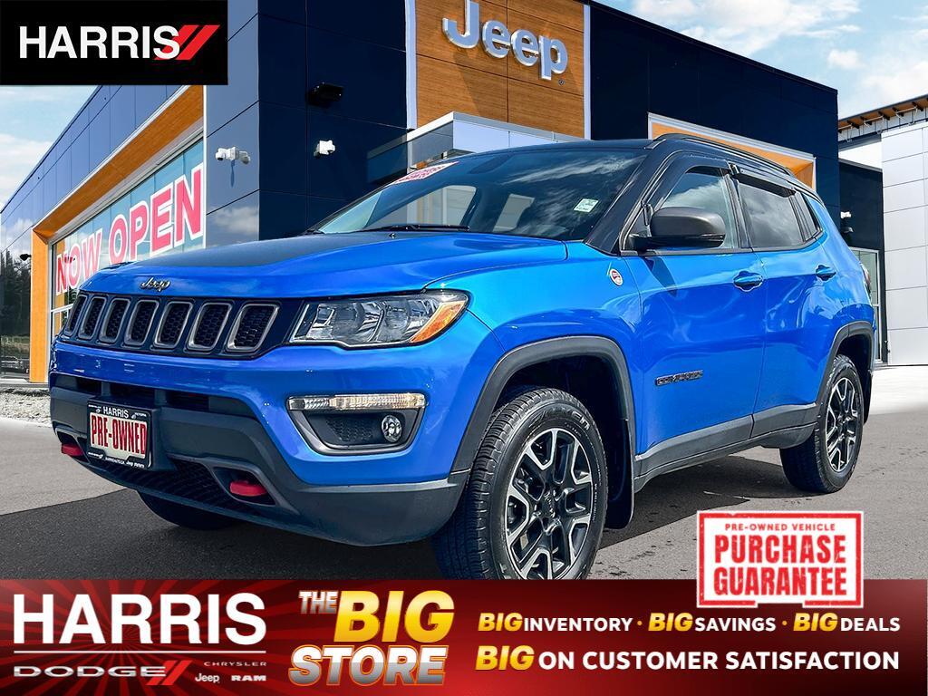 2021 Jeep Compass Trailhawk 4x4 | No Reported Accidents | One Owner!