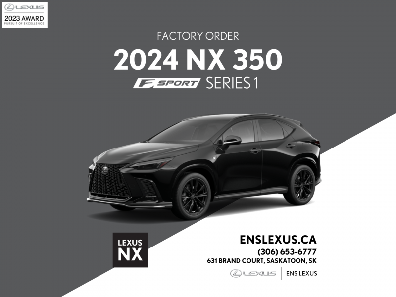 2024 Lexus NX 350 F Sport 1  Pre-Order