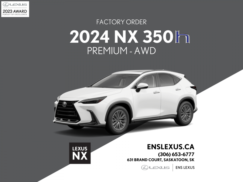 2024 Lexus NX 350h - Premium  Pre-Order