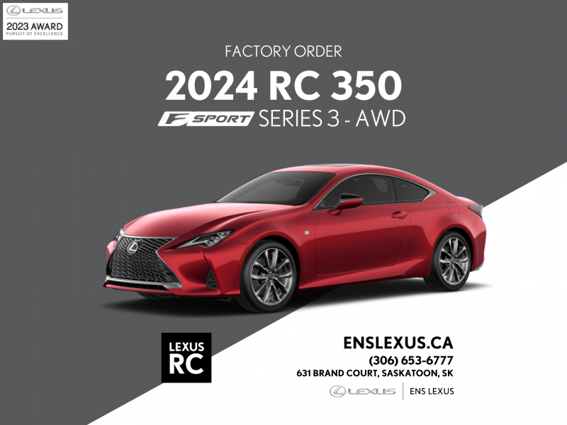 2024 Lexus RC 350  Pre-Order