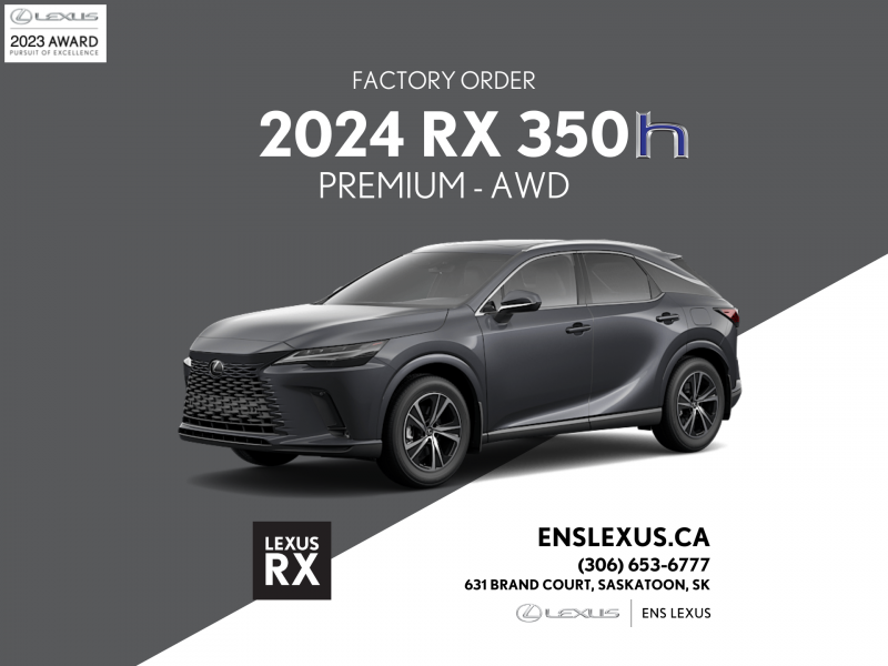 2024 Lexus RX 350h - Premium  Pre-Order