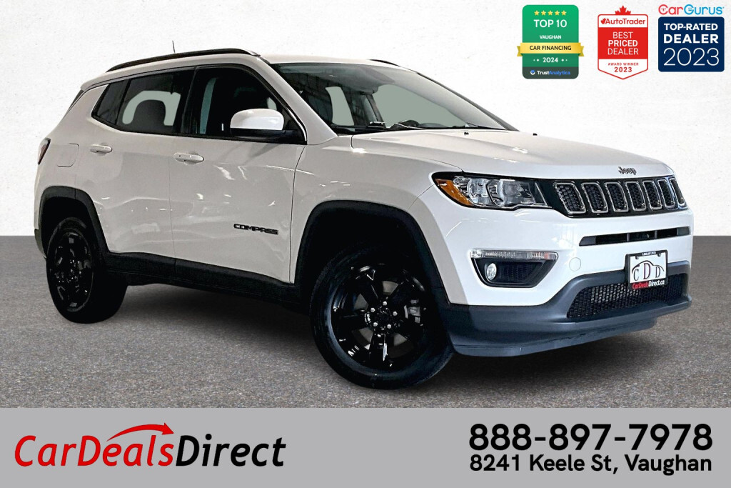 2021 Jeep Compass 4x4/North/Leather/Remote Start/Back Up Cam/Bluetoo