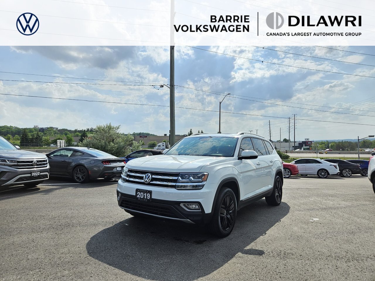 2019 Volkswagen Atlas Highline HEATED & COOLED SEATS | 3RD ROW | POWER L