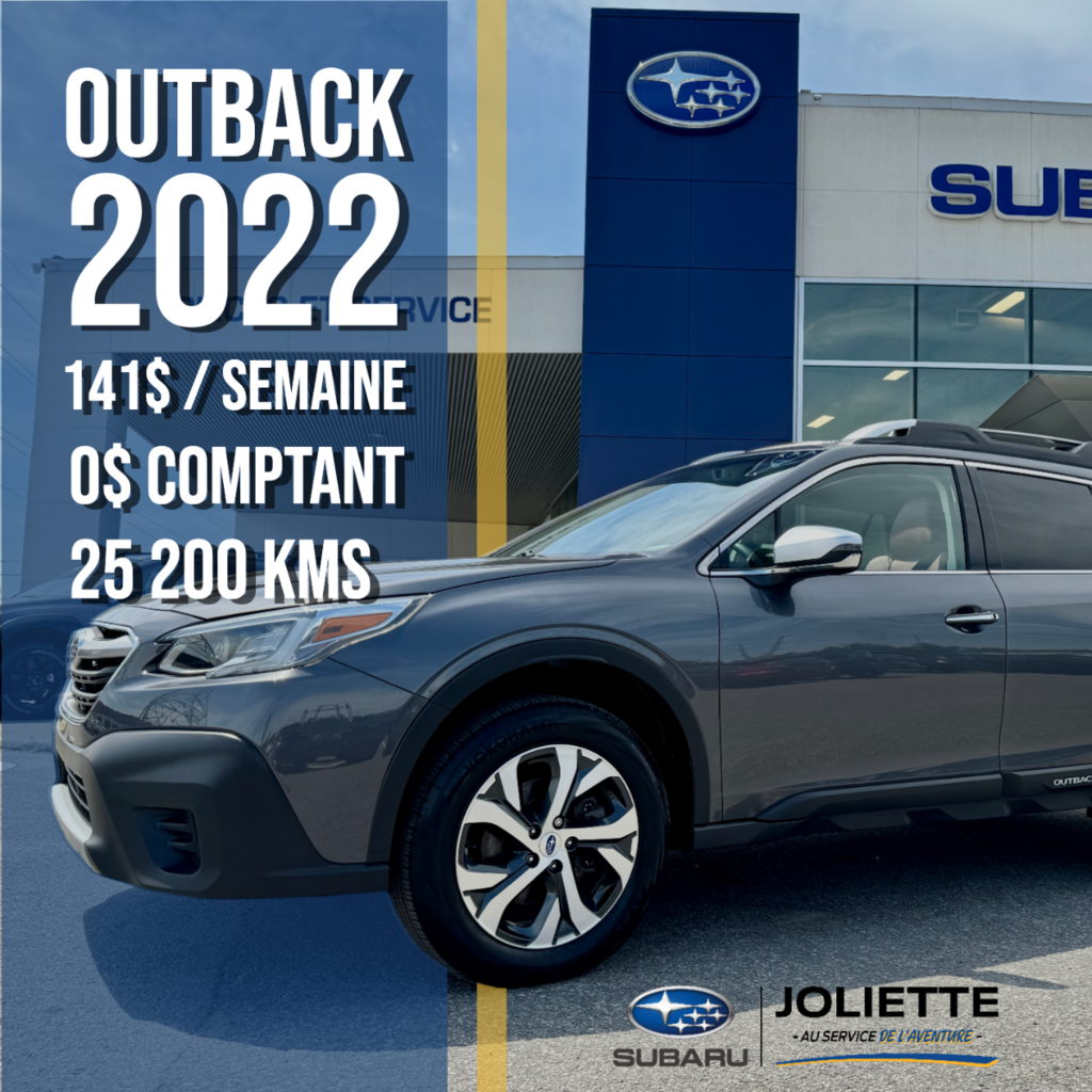 2022 Subaru Outback Premier XT Taux certifié a partir de 3.99% Le plus