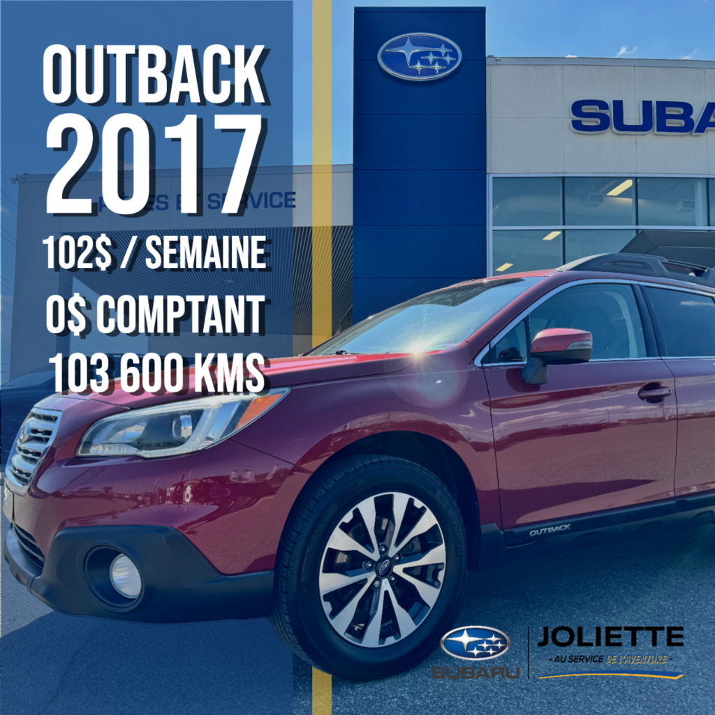 2017 Subaru Outback 2.5i Limited Véhicule inspecté et nettoyé | Financ