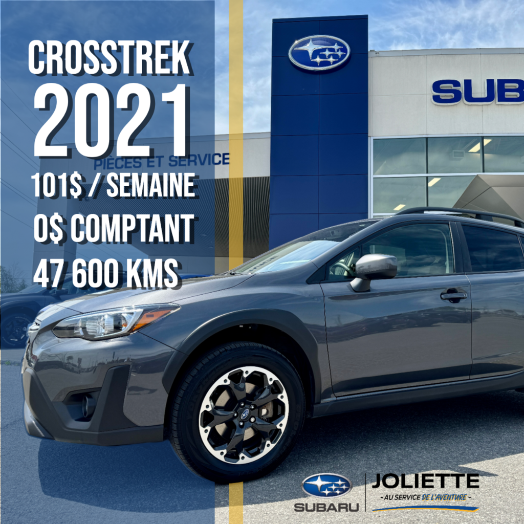 2021 Subaru Crosstrek Touring Taux certifié a partir de 3.99% Traction i