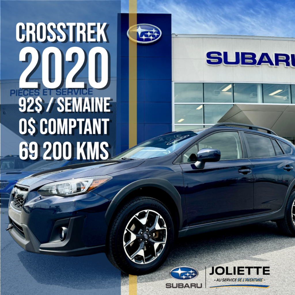 2020 Subaru Crosstrek Touring Taux certifié a partir de 3.99% Bas kilomé