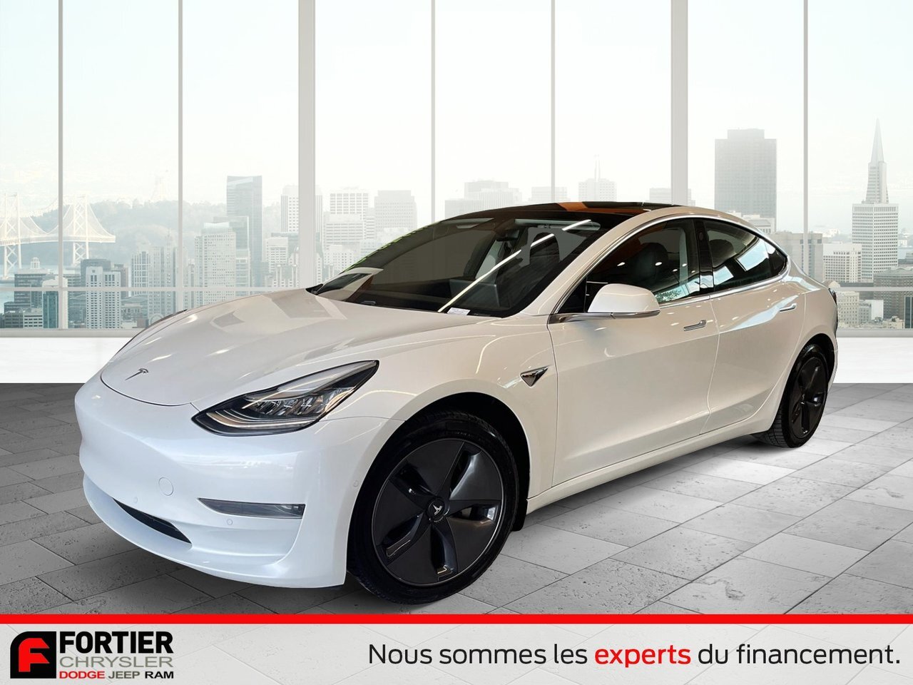 2020 Tesla Model 3 SR + 430 KM AUTONOMIE + CUIR GPS + HEATED SEATS + 
