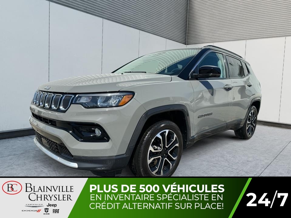 2022 Jeep Compass Limited 4x4 UCONNECT CAMERA DE RECUL