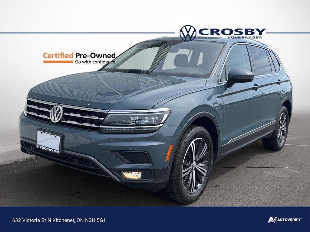 2021 Volkswagen Tiguan Highline 4Motion, One Owner, No Accidents
