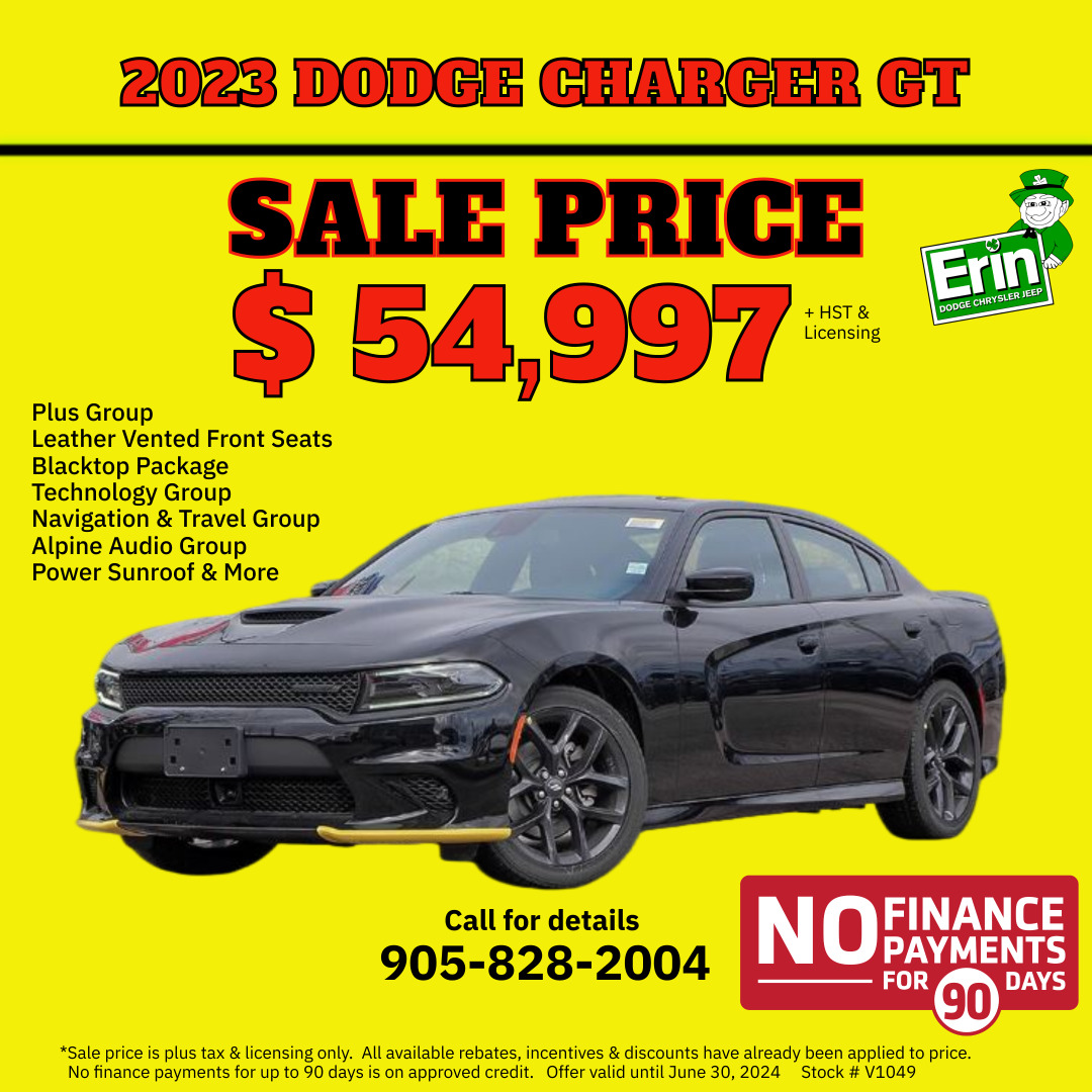 2023 Dodge Charger GT | BLACKTOP | NAVI | PLUS GROUP | SUNROOF