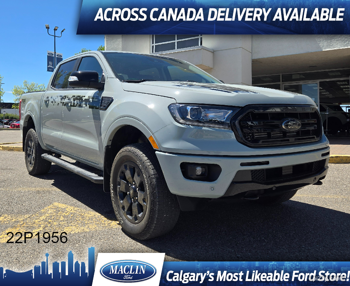 2022 Ford Ranger LARIAT 501A FX4 OFF-ROAD BLACK PACKAGE | TECH PACK