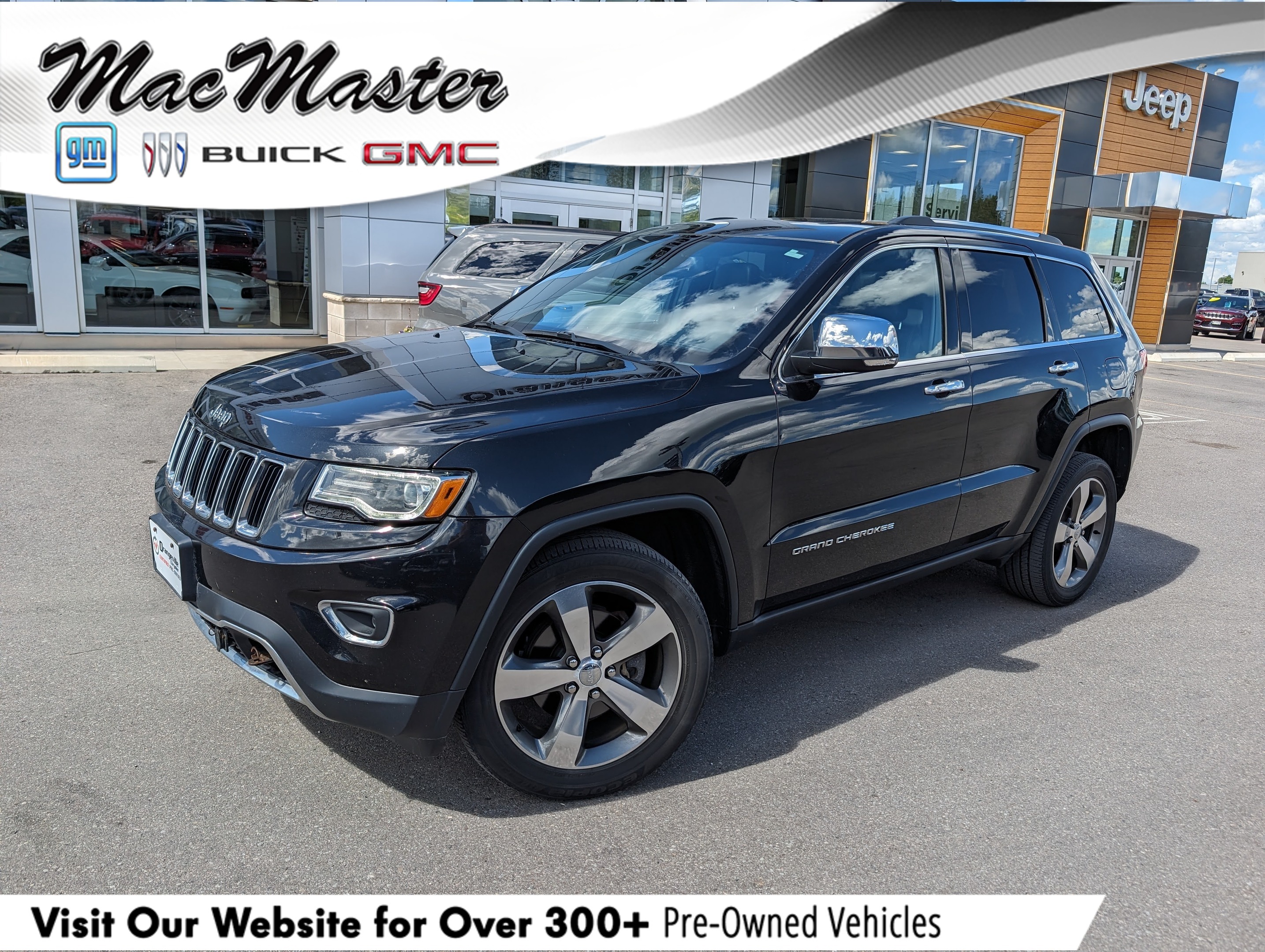 2016 Jeep Grand Cherokee LIMITED, 4X4, V6, NAV, ROOF, HTD/COOL, LOW KMS!