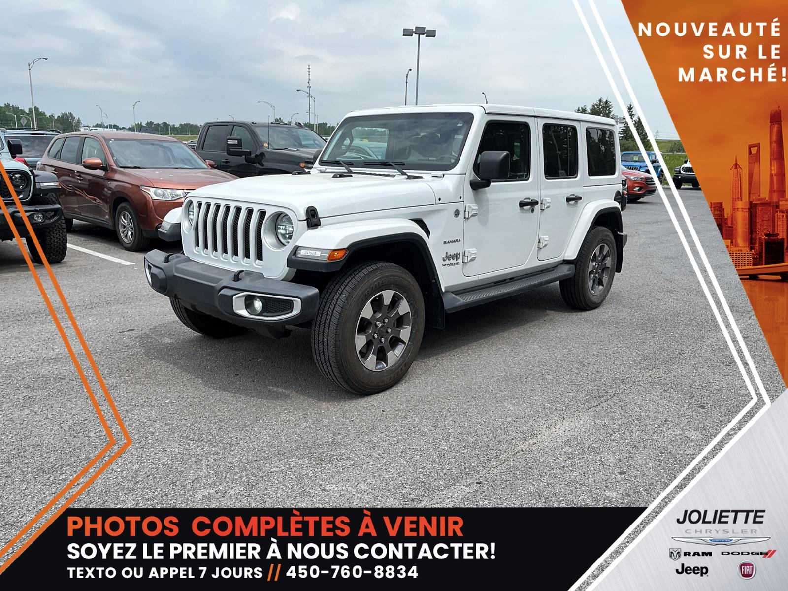 2021 Jeep Wrangler UNLIMITED SAHARA 4 CYL TURBO ENS TEMPS FROID